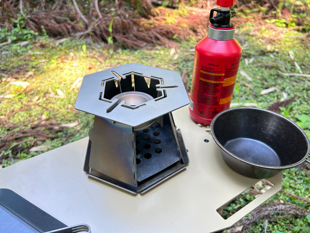 Ti Flat Trivet Wide　”VARGO Stove Support trivet”