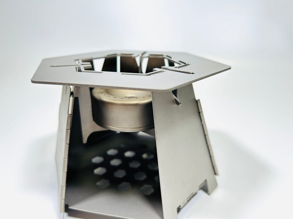 Ti Flat Trivet Wide　”VARGO Stove Support trivet”