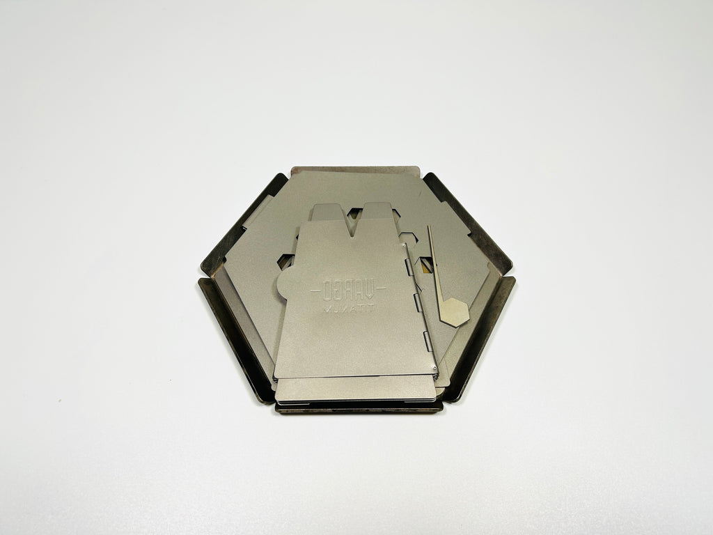Ti Flat Trivet Wide　”VARGO Stove Support trivet”