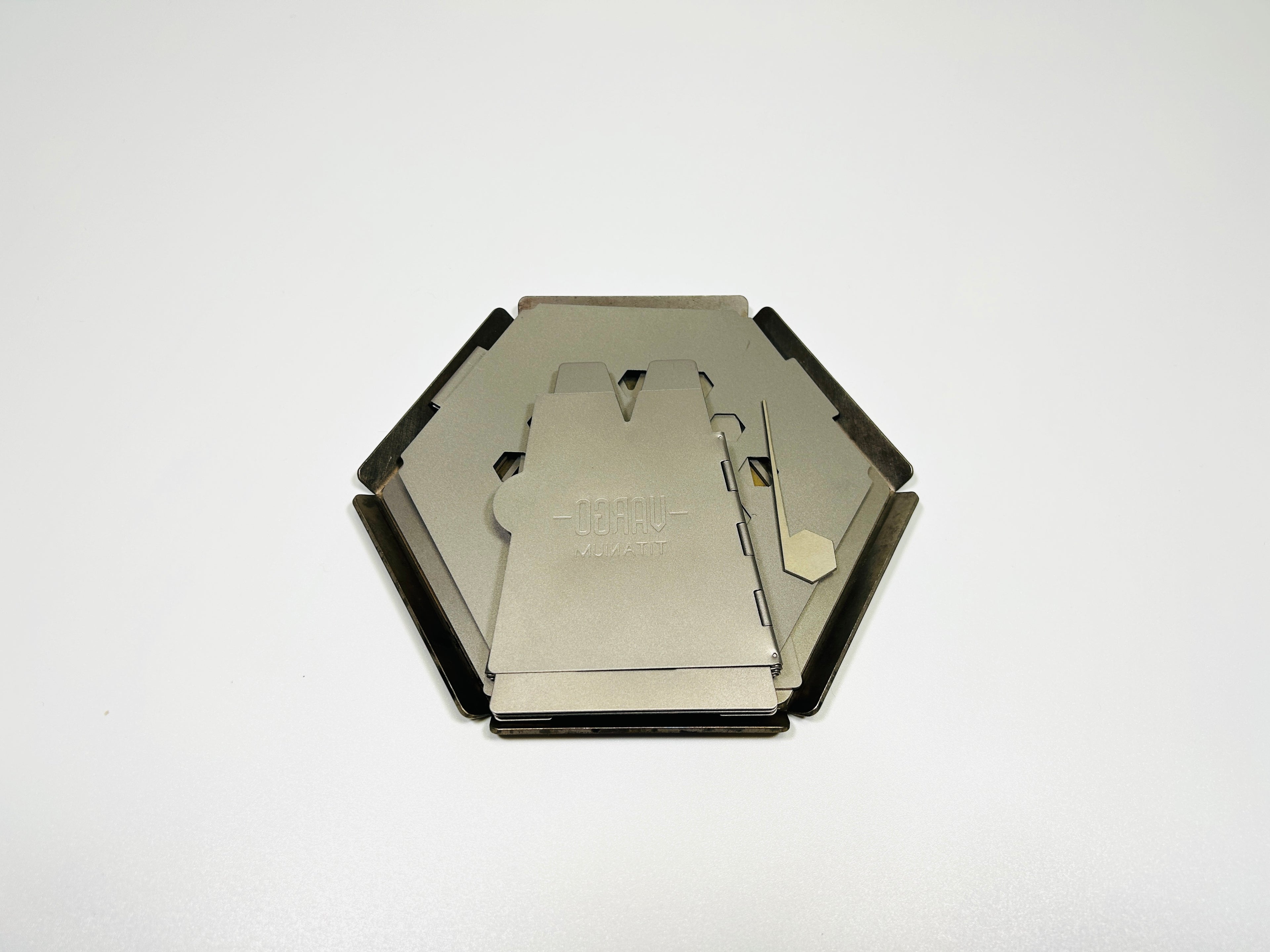 Ti Flat Trivet Wide　”VARGO Stove Support trivet”
