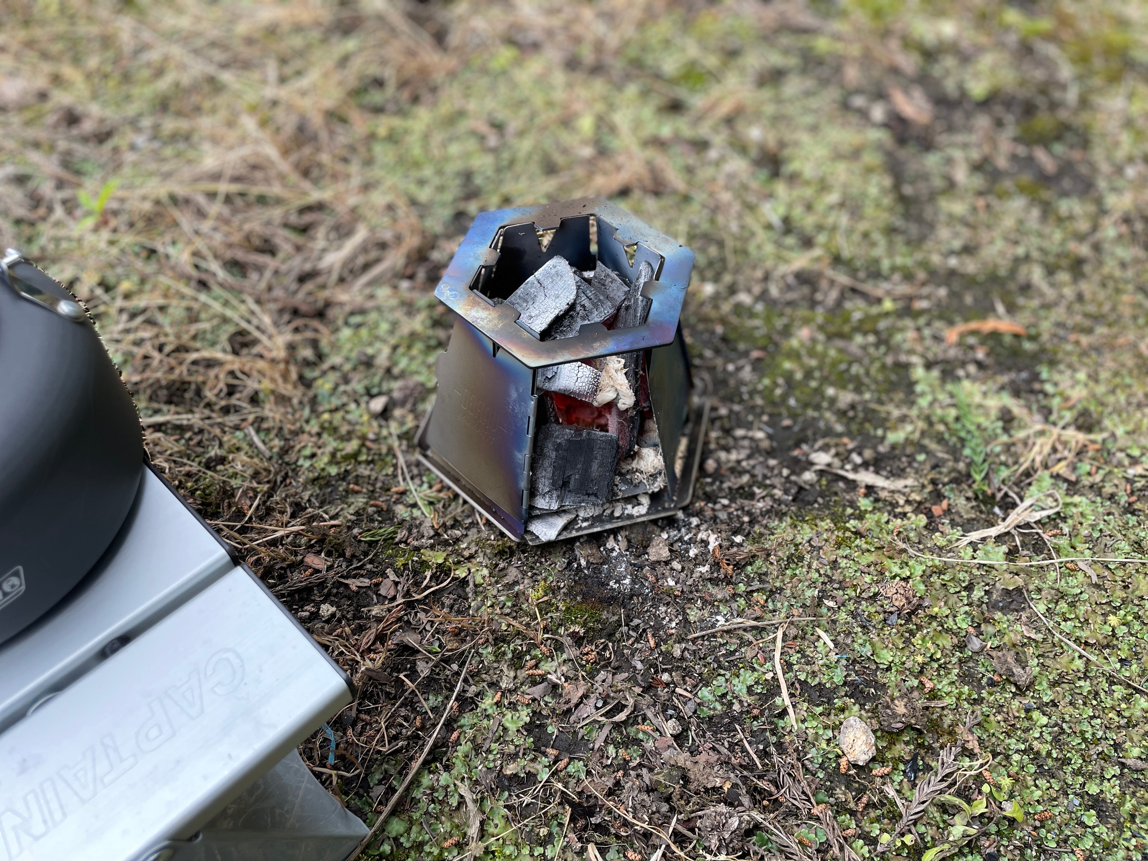 Bottom plate-Titan　”VARGO Stove Ash Base”