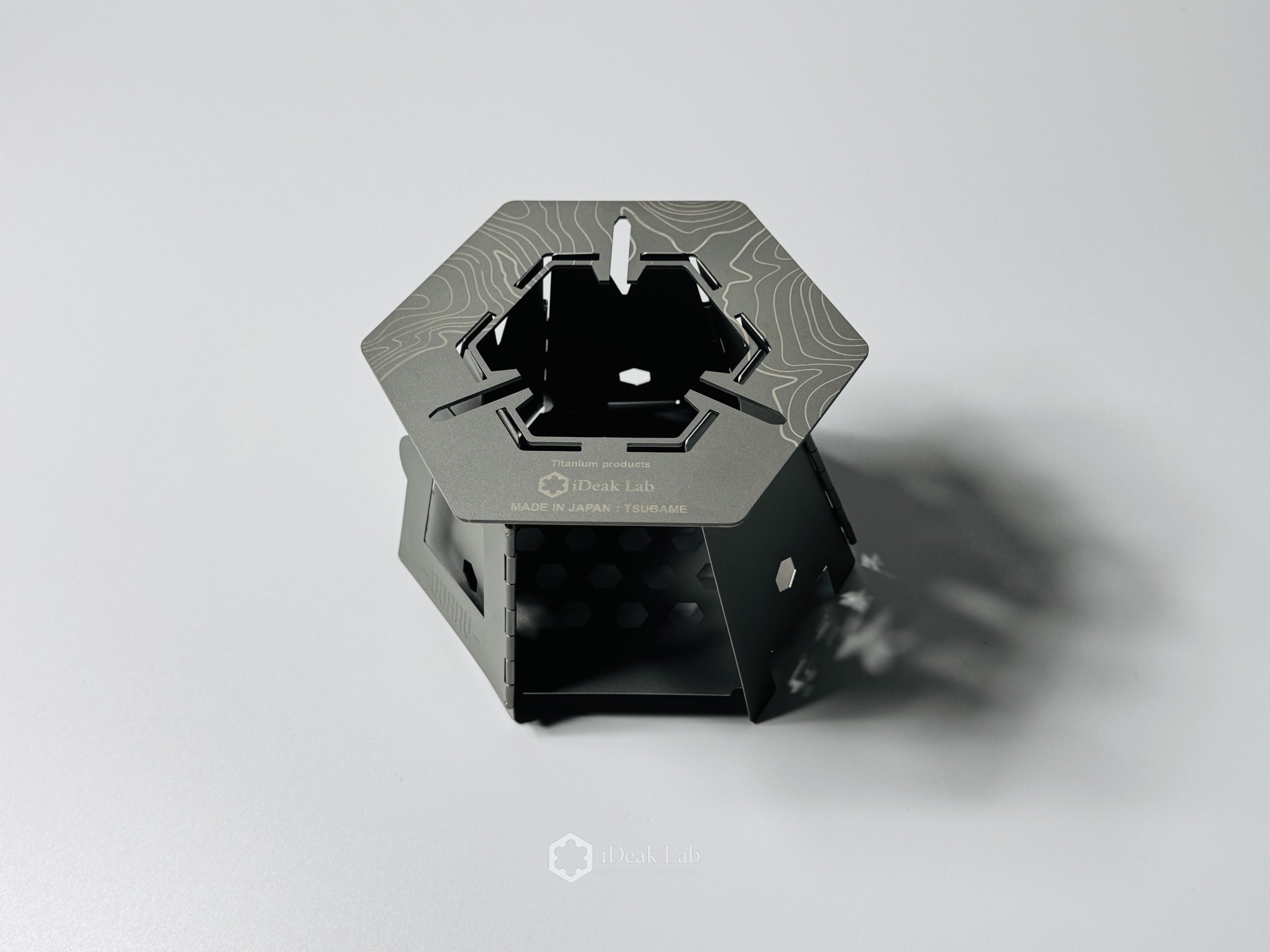 Ti Flat Trivet Wide - Extra-Wide Titanium Pot Support | Compatible with VARGO® Hexagon Stove