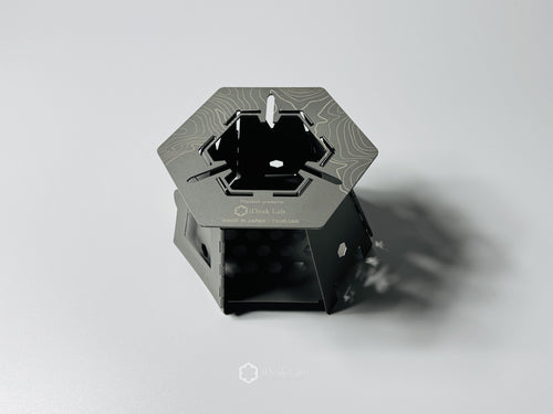 Ti Flat Trivet Wide - Extra-Wide Titanium Pot Support | Compatible with VARGO® Hexagon Stove