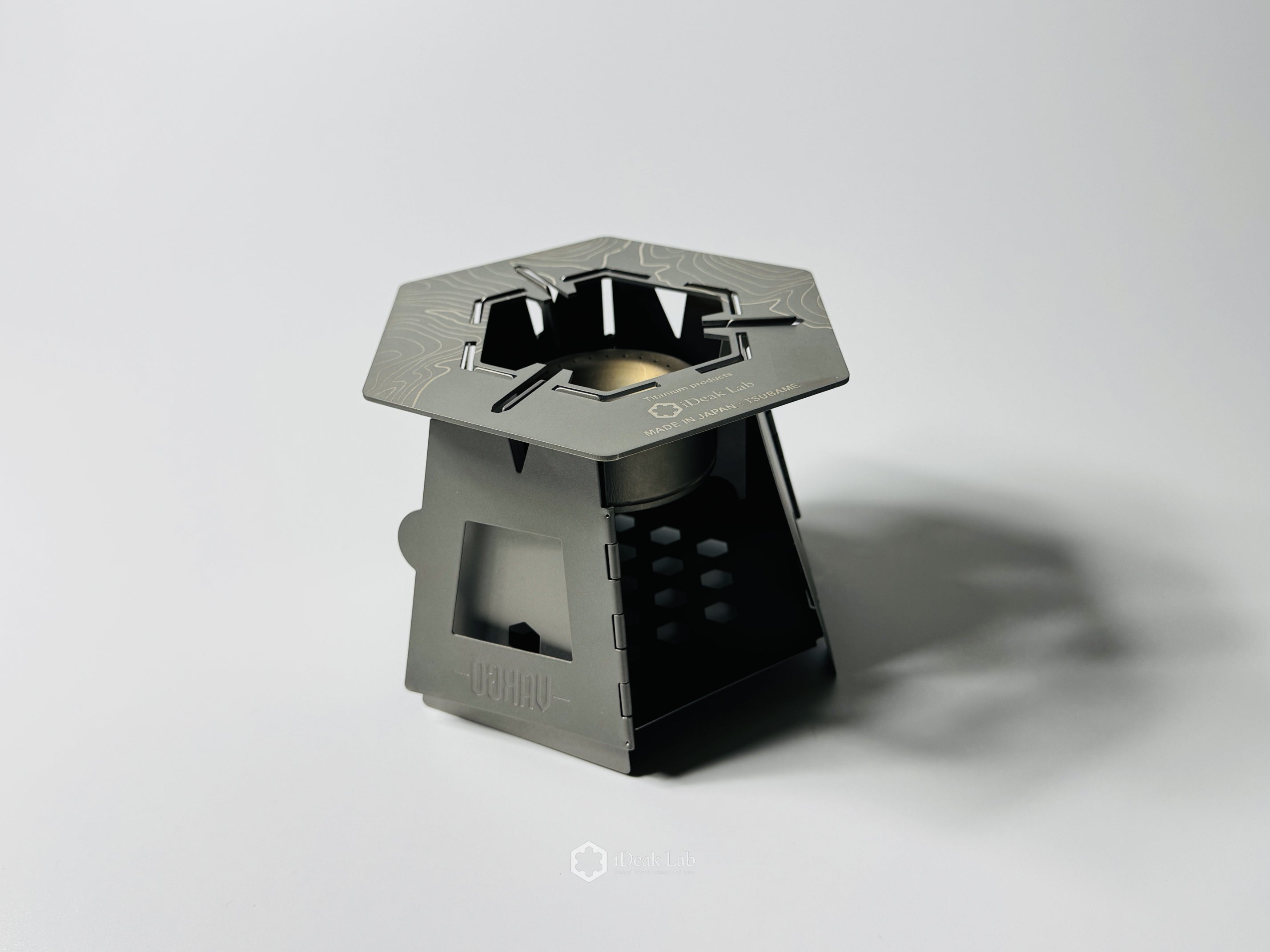 Ti Flat Trivet Wide - Extra-Wide Titanium Pot Support | Compatible with VARGO® Hexagon Stove