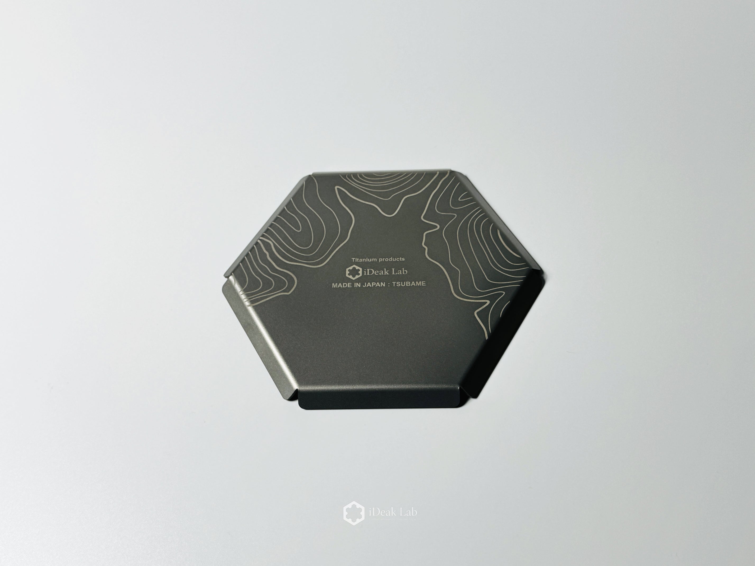 Bottom Plate-Titan - Titanium Ash Base & Grate | Compatible with VARGO® Hexagon Stove