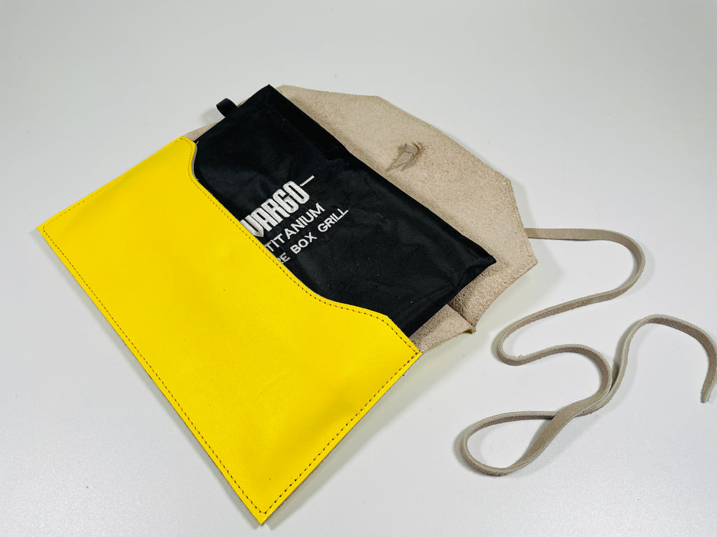 FierBox Gear Mount - Premium Leather Gear Case | Stove Accessory Organizer