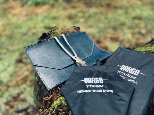 FierBox Gear Mount - Premium Leather Gear Case | Stove Accessory Organizer